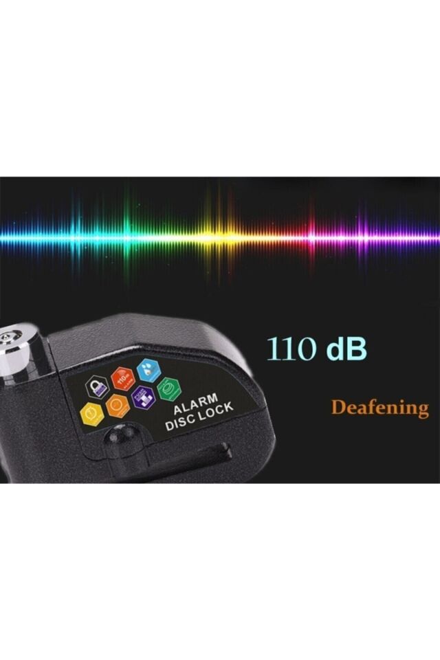 Motosiklet Alarmlı Disk Kilidi Lk603, Bisiklet Disk Kilidi Alarmlı Lk 603