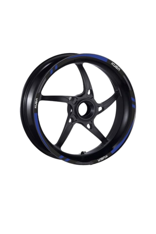 Bajaj Bajaj Reflektör Mavi Uyumlu 1 Set Jant Şeridi