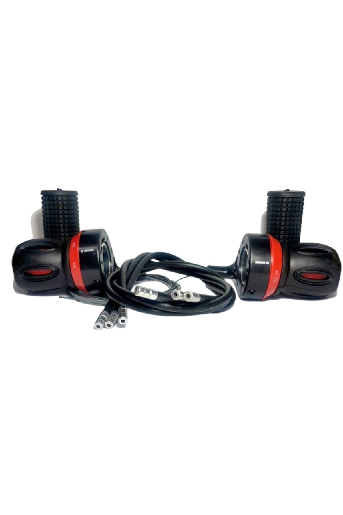 Bisiklet Vites Kolu Koldan Kırmızı 7x3 Rakamlı