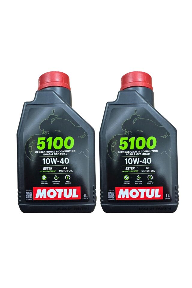 5100 10w-40 4t 1 L Motosiklet Motor Yağı 2024 - 2 Adet