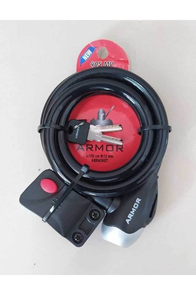 405 Mv Anahtarlı Motosiklet Ve Bisiklet Kilidi 1,5cmx12mm