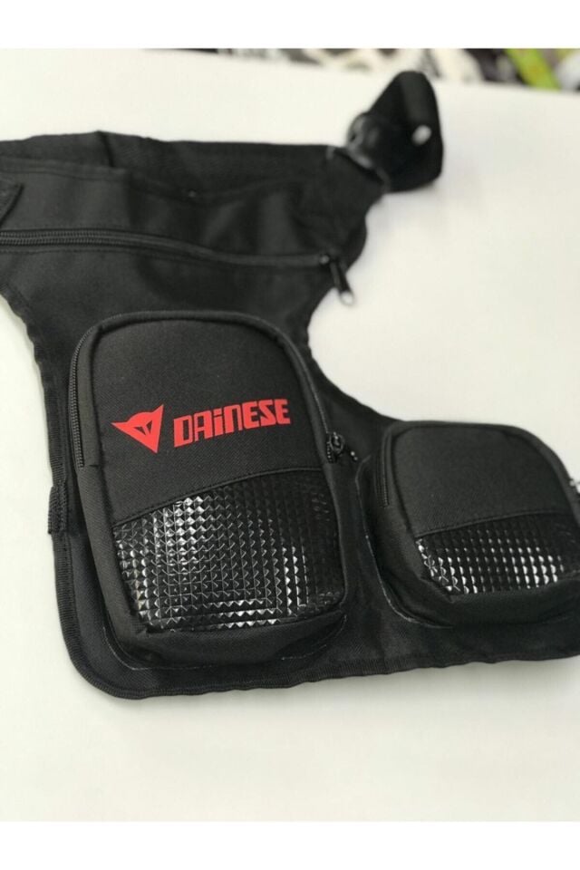 Dainese Kırmızı Motosiklet Bacak Çantası
