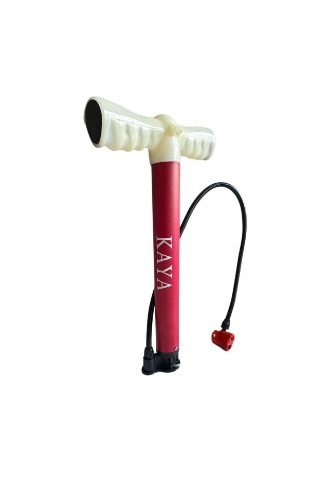 Bisiklet Pompa Kısa El Popası 30 Cm-Kırmızı