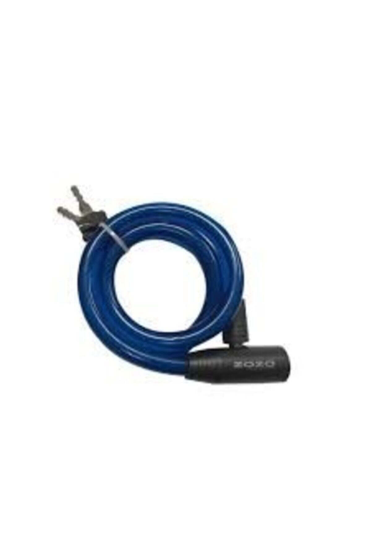 Zozo 12x800 Mm Anahtarlı Bisiklet Kilidi Siyah