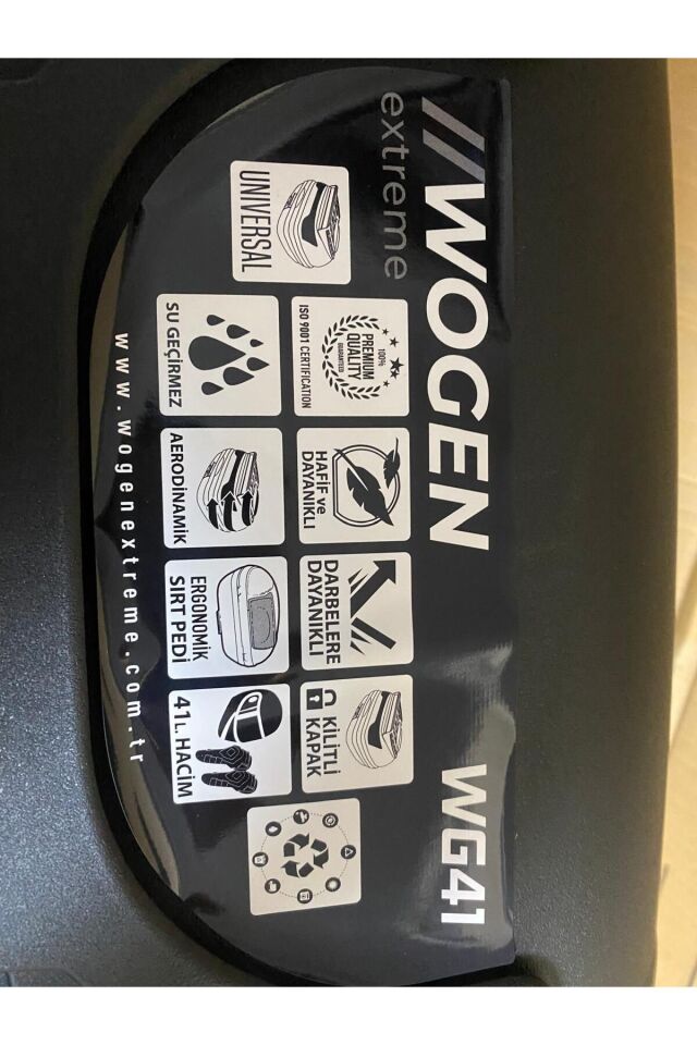 41lt Motorsiklet Arka Çanta