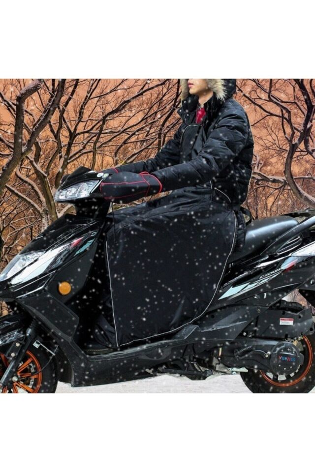 Whitecar Motosiklet Scooter Rüzgar Yağmur Koruyucu Diz Bacak Vücut Koruma Örtü Rüzgarlık