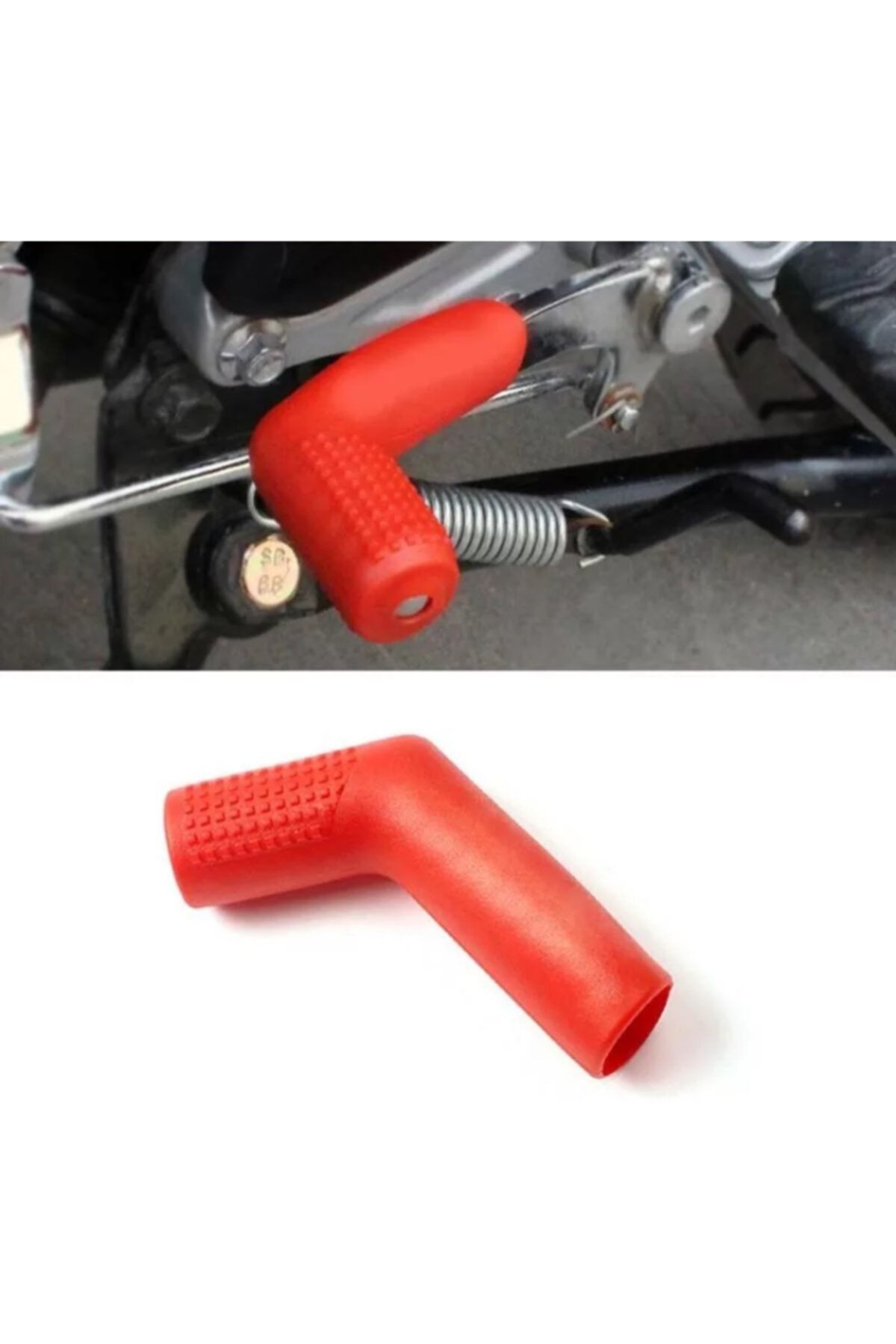 Vitesli Motorsiklet Kırmızı Ayak Pedi