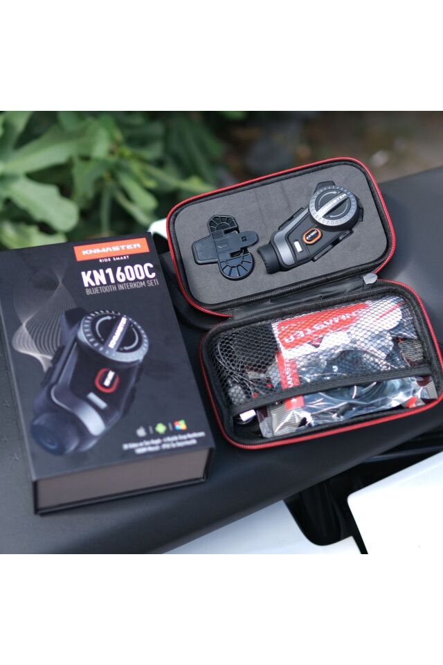 Kn1600c Kameralı Motosiklet Kask Interkom Bluetooth Intercom Kulaklık Seti