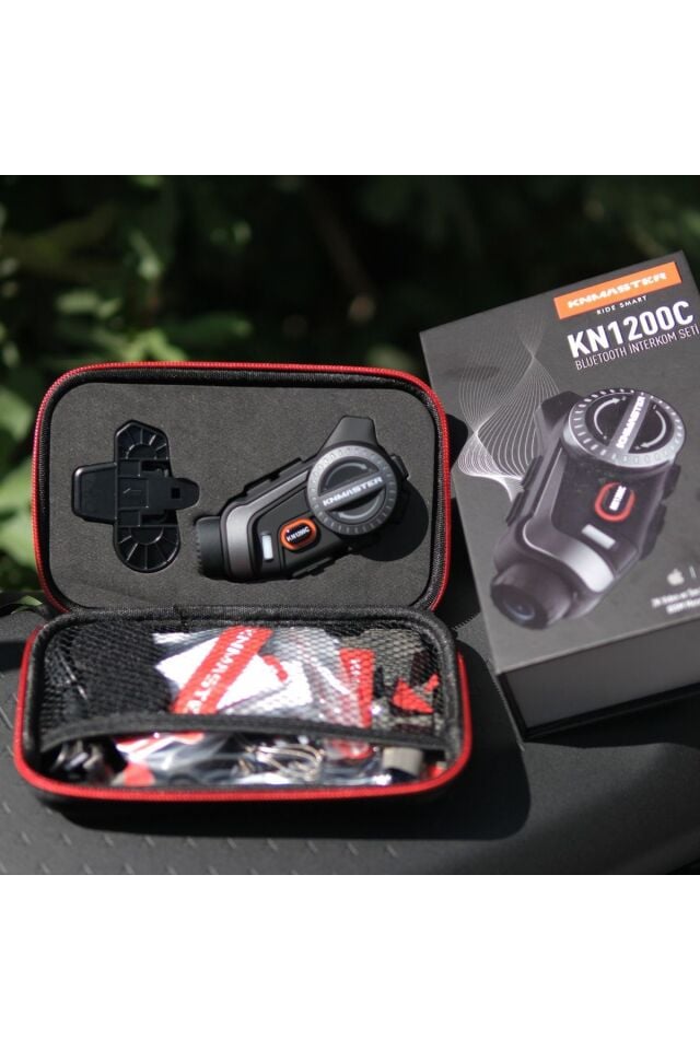 Kn1200c Kameralı Motosiklet Kask Interkom Bluetooth Intercom Kulaklık Seti