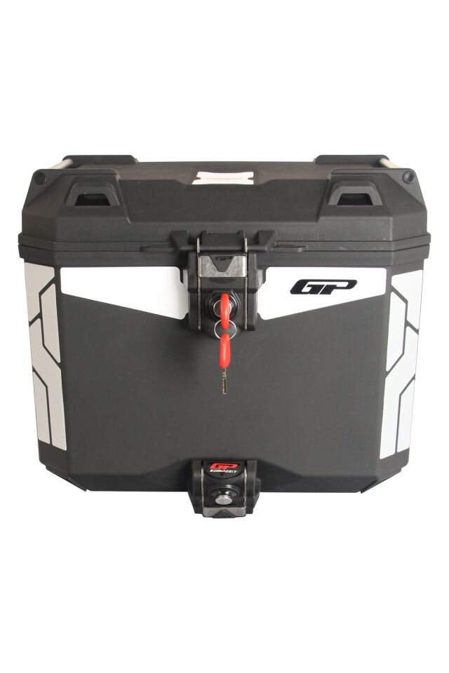 Gp Kompozit Universal 33 Lt Plastik Motosiklet Çantası Siyah