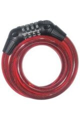 12x800 Mm Anahtarlı Kilit Kırmızı