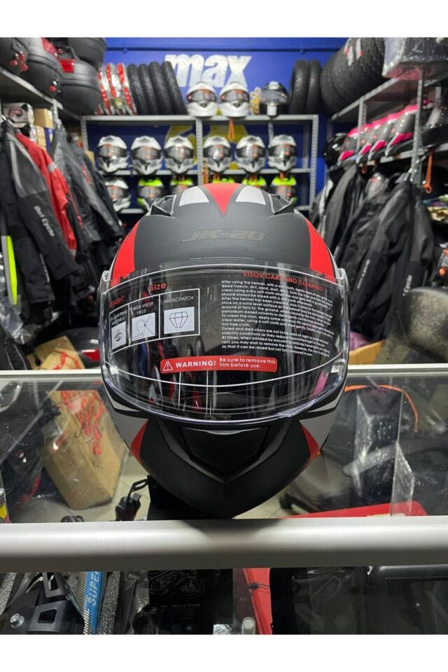 Jk 20 Çene Açılır Kask Iron