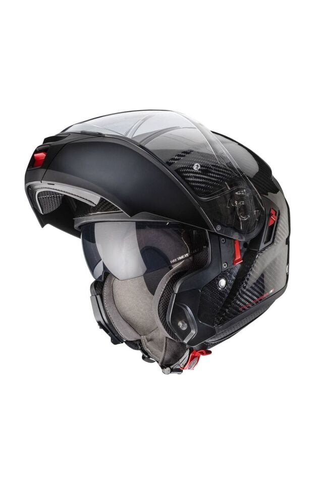 Levo X Carbon Çeneden Açılır Kask (ECE 22.06) (Karbon)