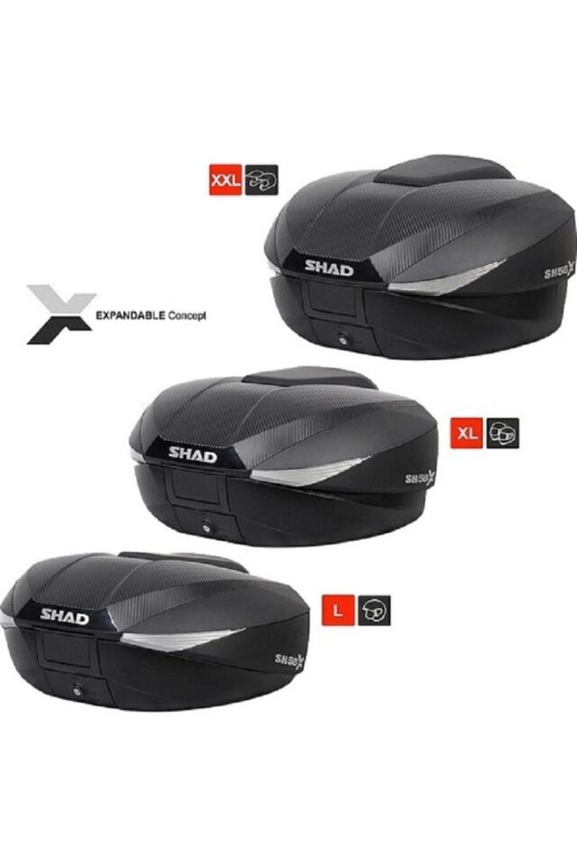 Sh58x Arka Çanta Siyah Carbon (genişleyebilen Model)