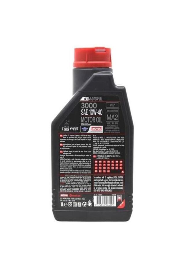 3000 10w40 4t Motosiklet Yağı 1 lt