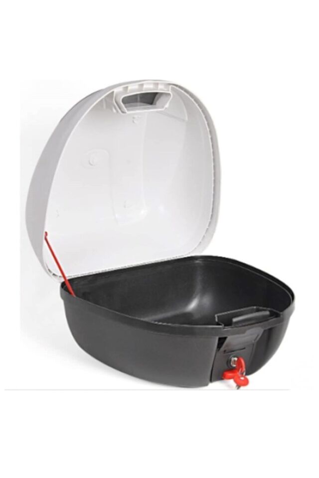 Beyaz Arwic Motor Arka Çanta Bagaj 32 Lt + Baglantı Aparatları
