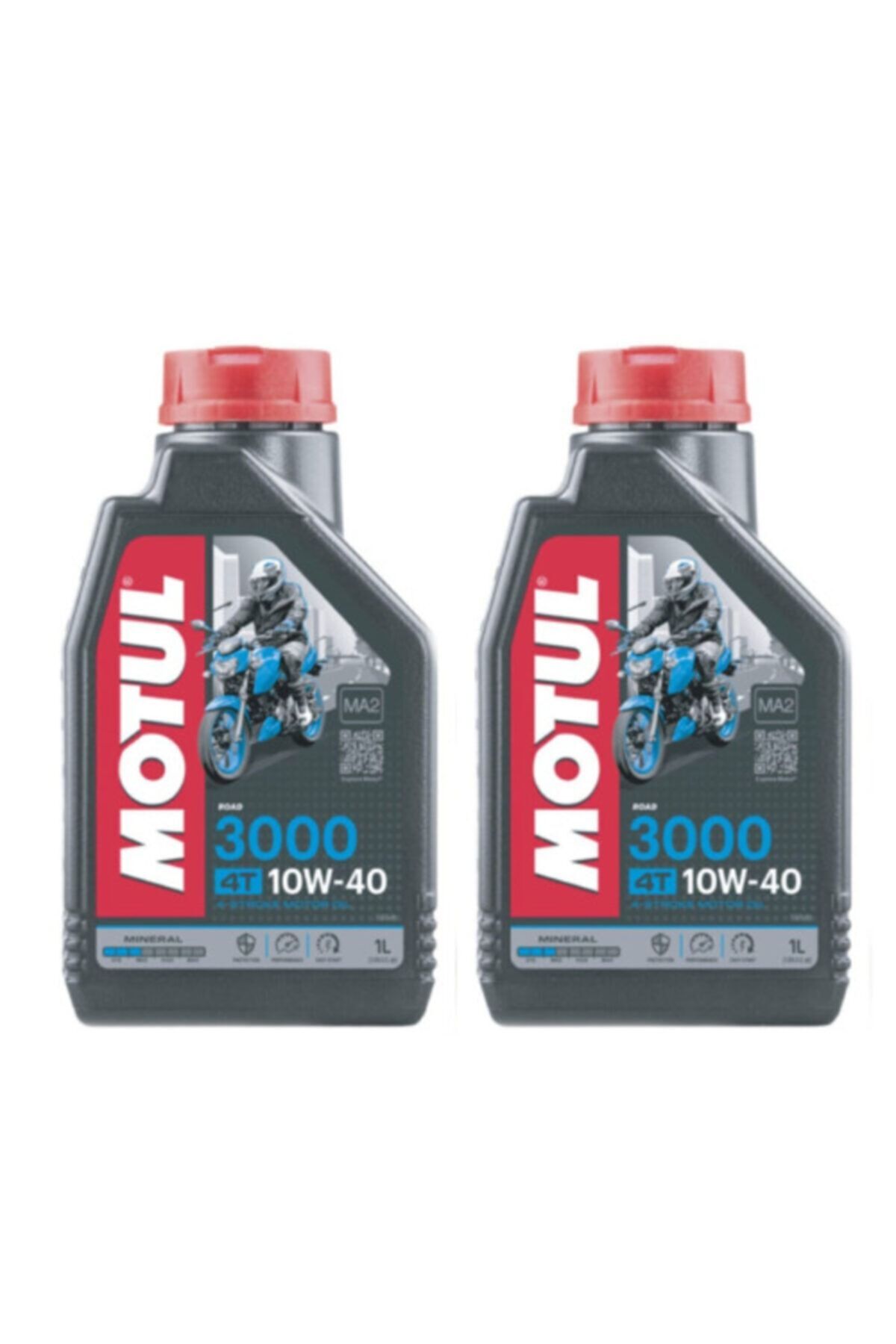 Motul 3000 4t 10w40 Ma2 Motor Yağı 1 Litre 2 Adet Ürt 2020