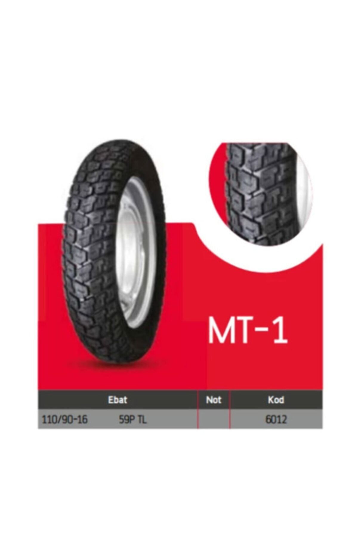 Anlas Motosiklet Dış Lastikleri Mt-1 110/90-16 Mt-1