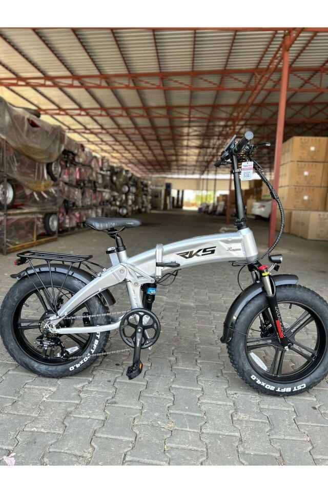 RD8 PREMIUM ELEKTRİKLİ BİSİKLET GÜMÜŞ GRİ