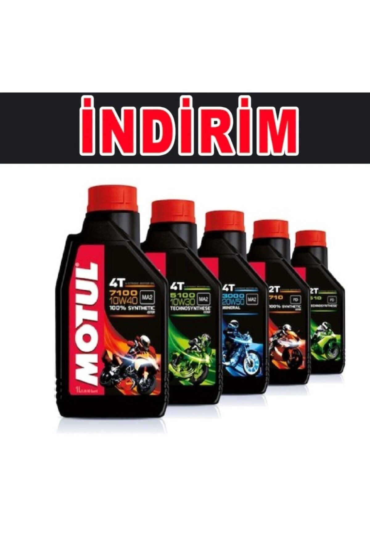 Motul Motosiklet Yağları 7100 - 5100 - 3000 - 20w40