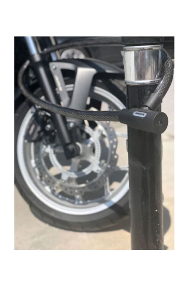 Armor 745mv 1,5mt X25mm Çelik Kablolu Motosiklet Kilidi