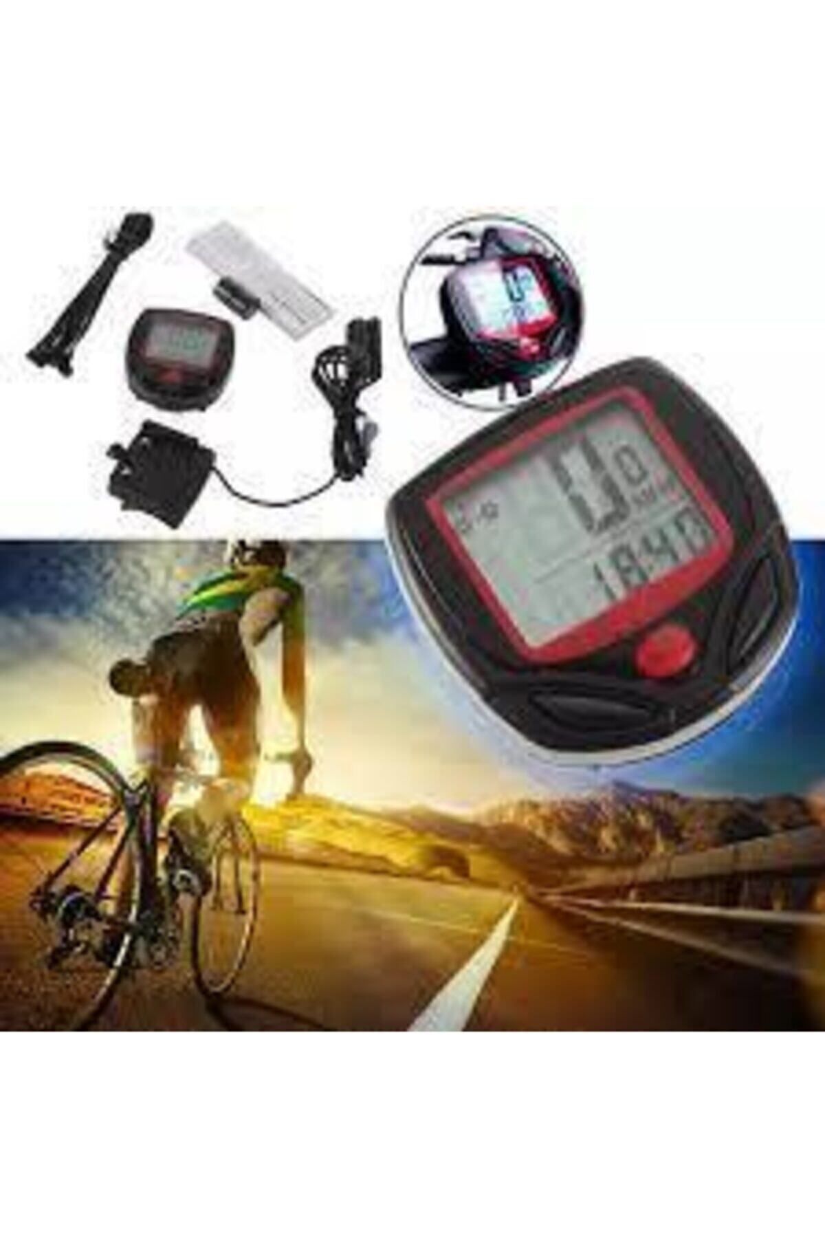 Bisiklet Bilgisayar Lcd Dijital Ekran Su Geçirmez Bisiklet Kilometre Sayacı
