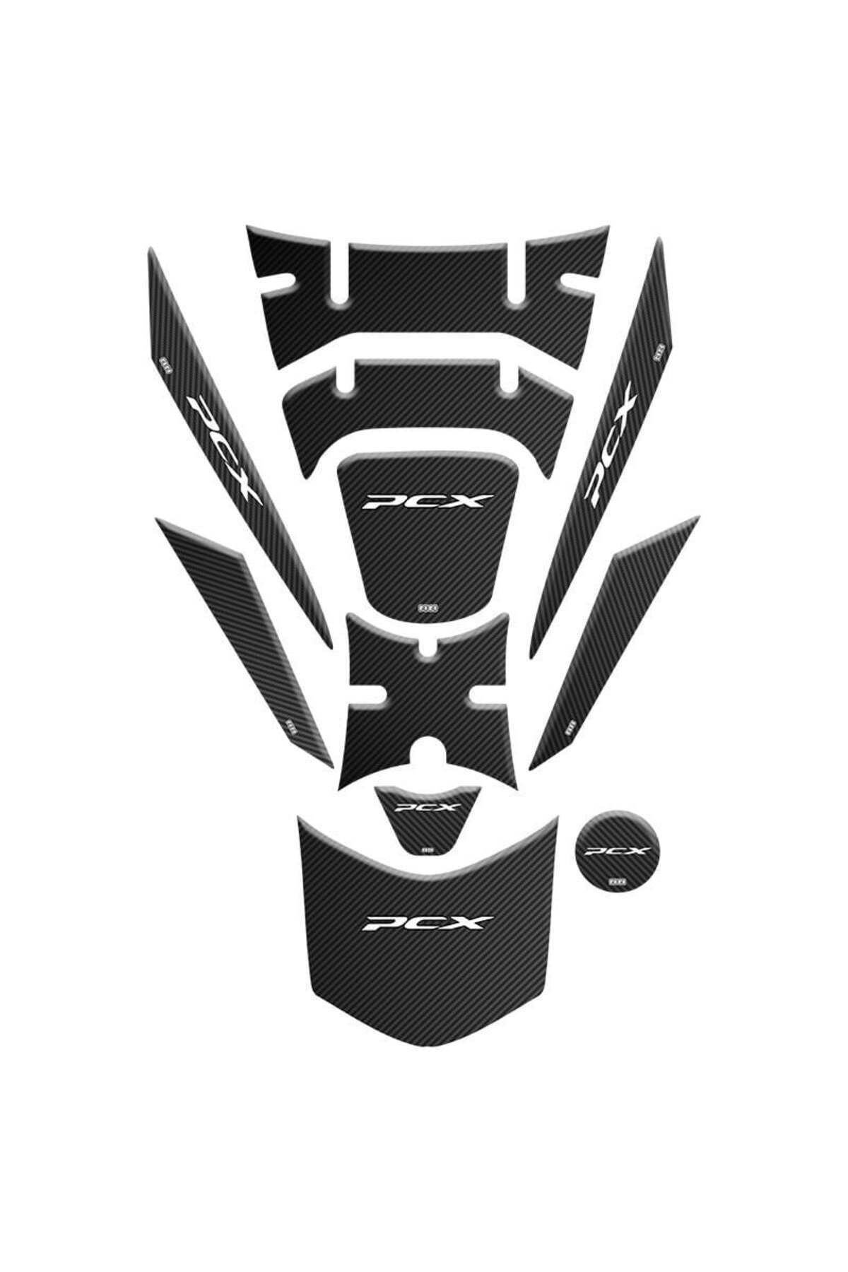 HONDA PCX 2018 - 2020 UYUMLU TANK PAD SET 011