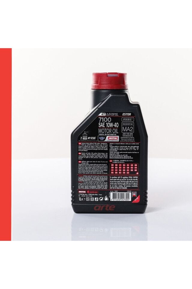 7100 10w40 4t 1 L - Motosiklet Motor Yağı Performanslı Ve Yüksek Kaliteli Yağ 2 Adet