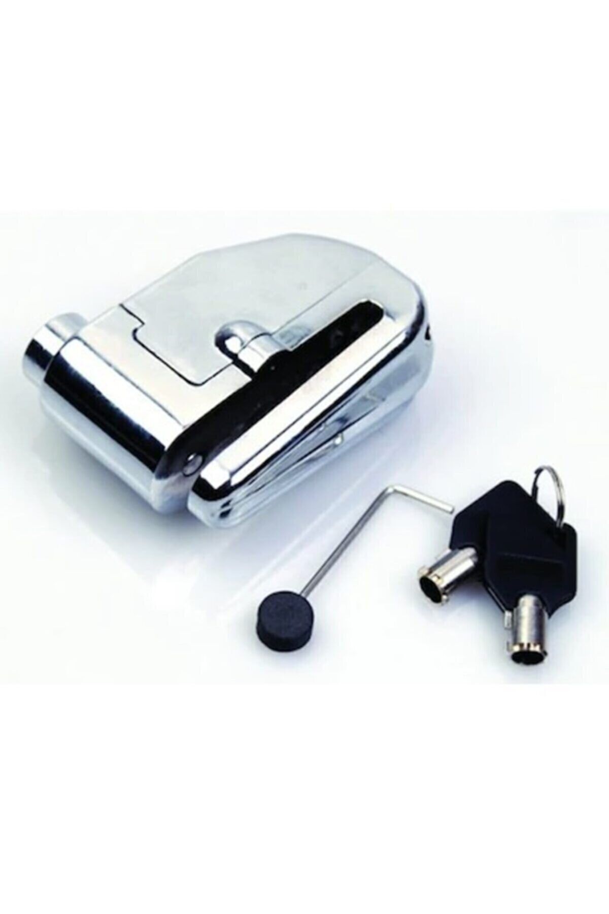 Fr Ferro Motosiklet Alarmlı Disk Kilidi 110db 7mm Pin Lock Çelik Alaşımlı Uyarı Ikazlı Alarmlı