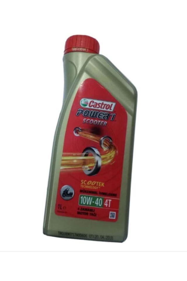 Castrol Motor Yağı Castrol Power 1 Scooter 4t 10w40 1 Lt