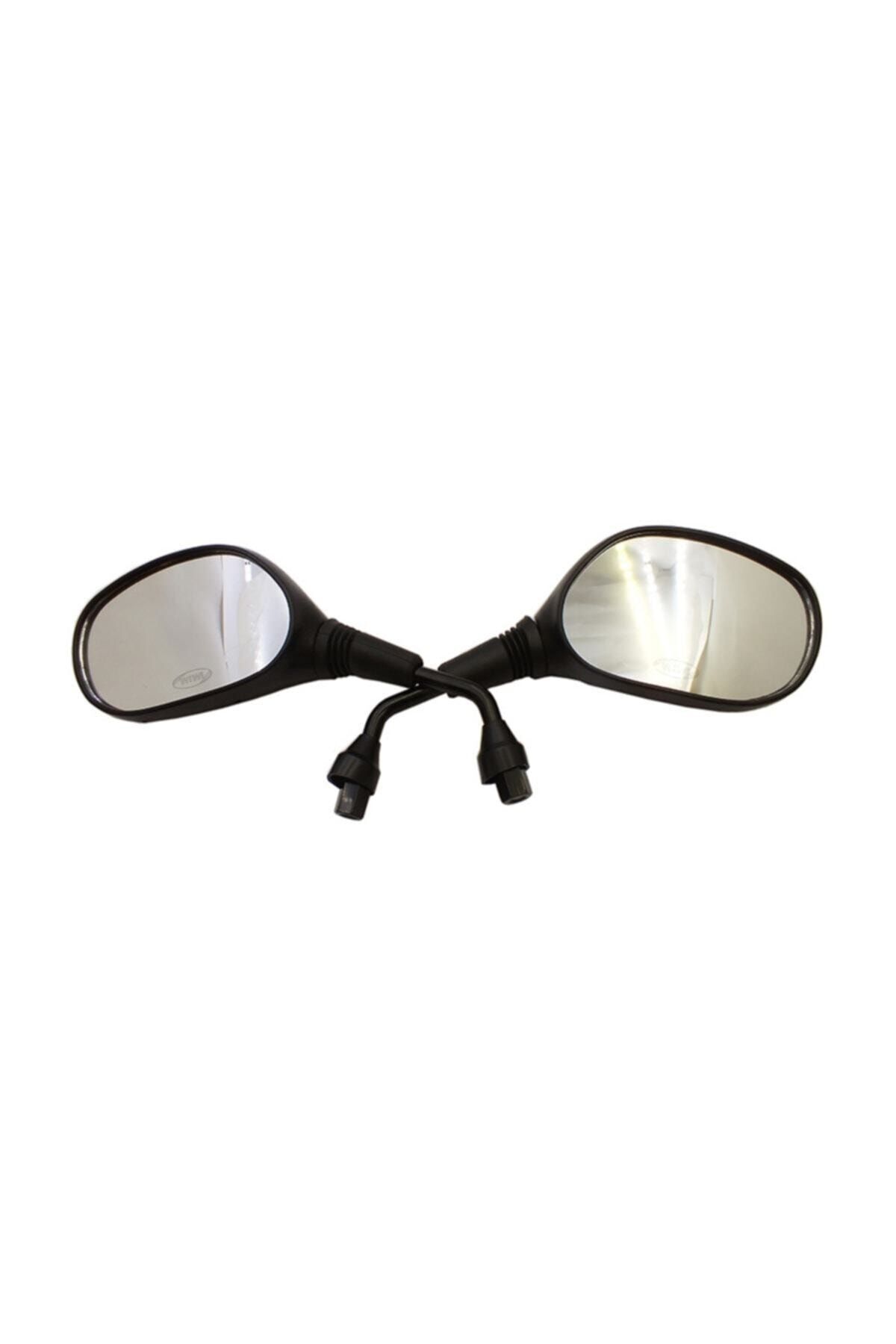 Motosiklet Ayna Takım Siyah 10 Mm