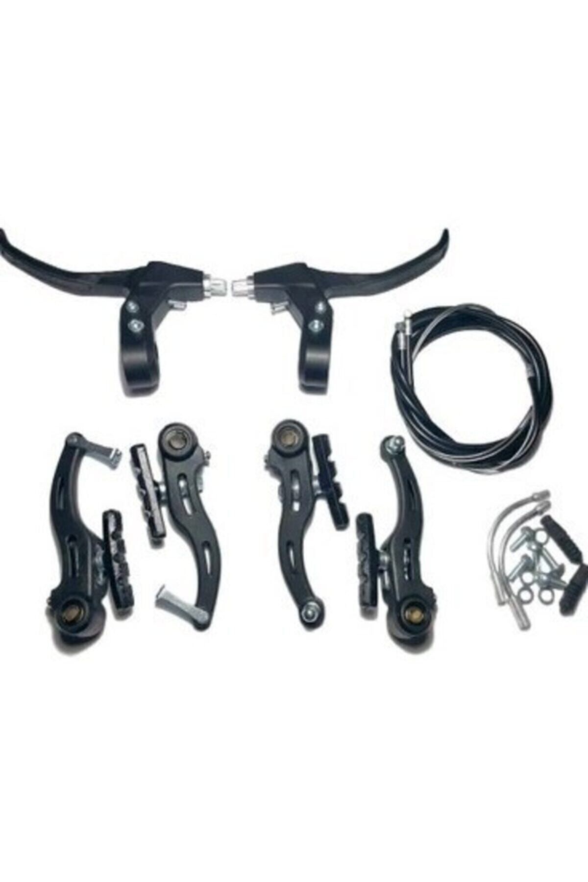Bisiklet Fren Takımı V-brake Fren Kolları Dahil Komple Set