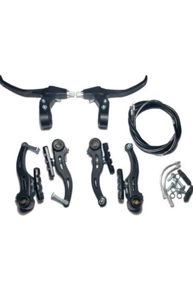 Bisiklet Fren Takımı V-brake Fren Kolları Dahil Komple Set