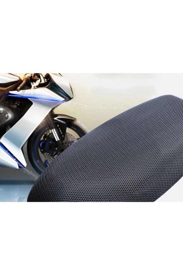 Motosiklet Fileli Sele Kılıfı 6 mm Kalınlık 3d Boyut Xl Ebattır