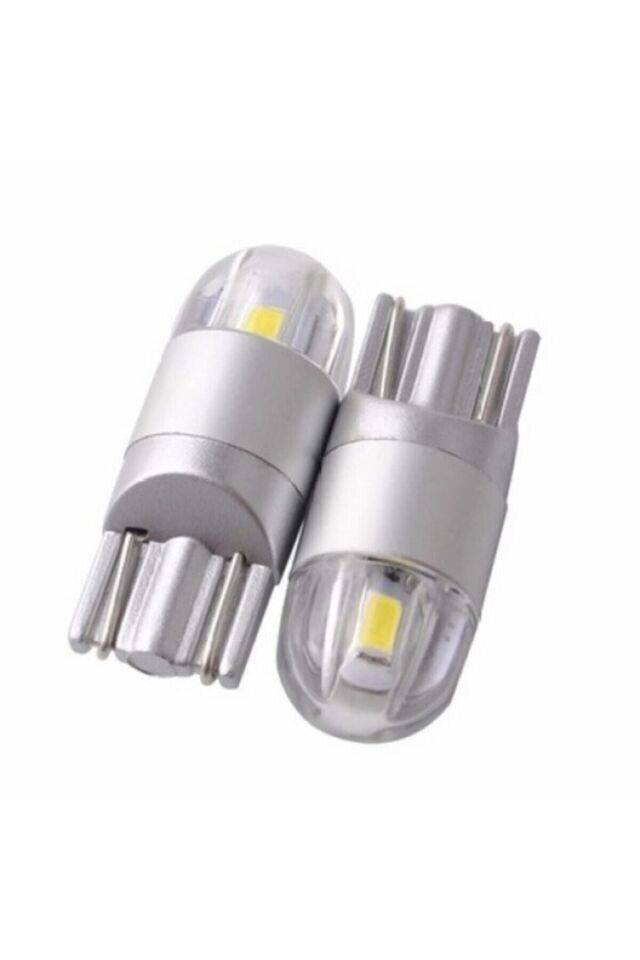 T10 Led Dipsiz W5w Beyaz Park Plaka Ampulü 2 Adet