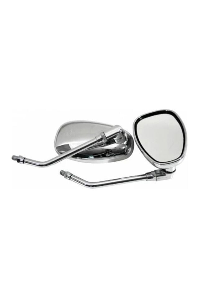 Motosiklet Ayna Oval 10 mm Chopper Kuba Mondial Seyhan Asya Arora Çita Scooter/krom/metalik/cub
