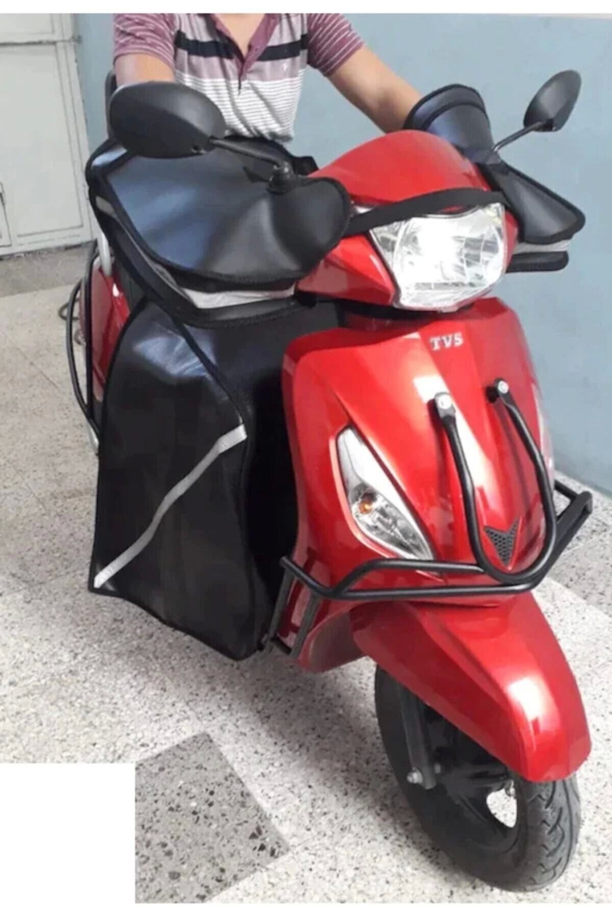 Scooter Motorsiklet El Koruma Rüzgarlık Diz Örtüsü Birlikte Set
