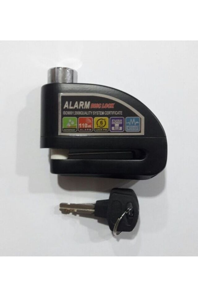 Rmg Disk Kilidi Alarmlı Siyah Lk603