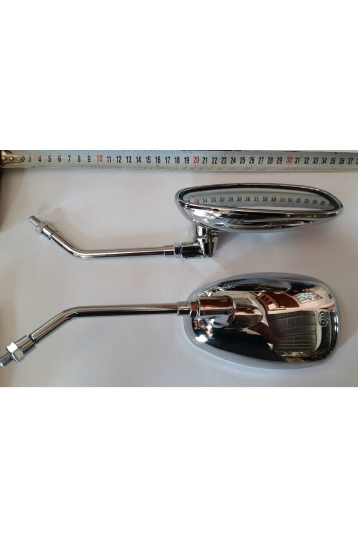 Motosiklet Aynası Takım (qy113) 8mm Mondıal Rs151 Hs150 Zc150 Scooter Nikelajlı