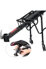 Bisiklet Arka Port Bagaj Alüminyum Ergonomik Tasarım Ayarlanabilir Bagaj Sport View Montaj Seti
