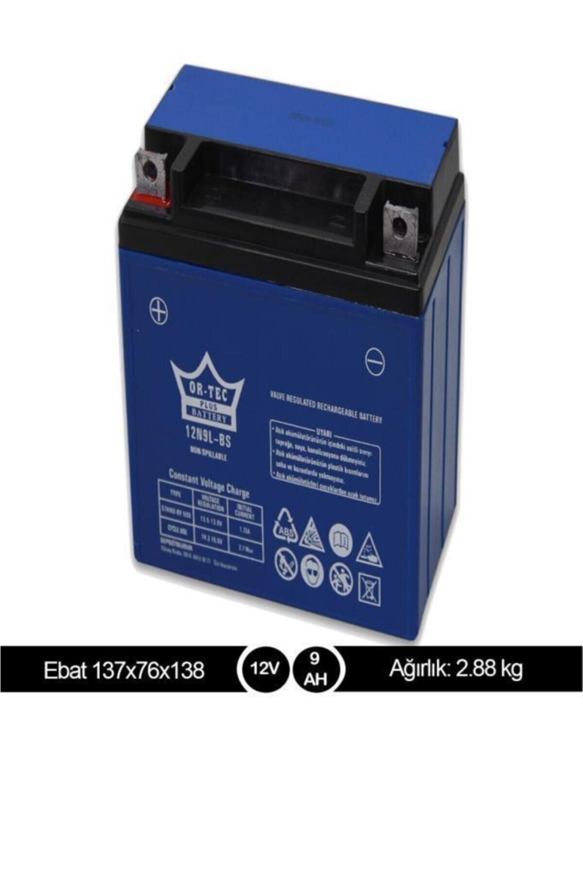 Bicomax 12v 9 Ah 12n9l-bs Motosiklet Aküsü